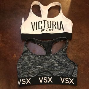 NWOT Victoria’s Secret Razorback sports bra set